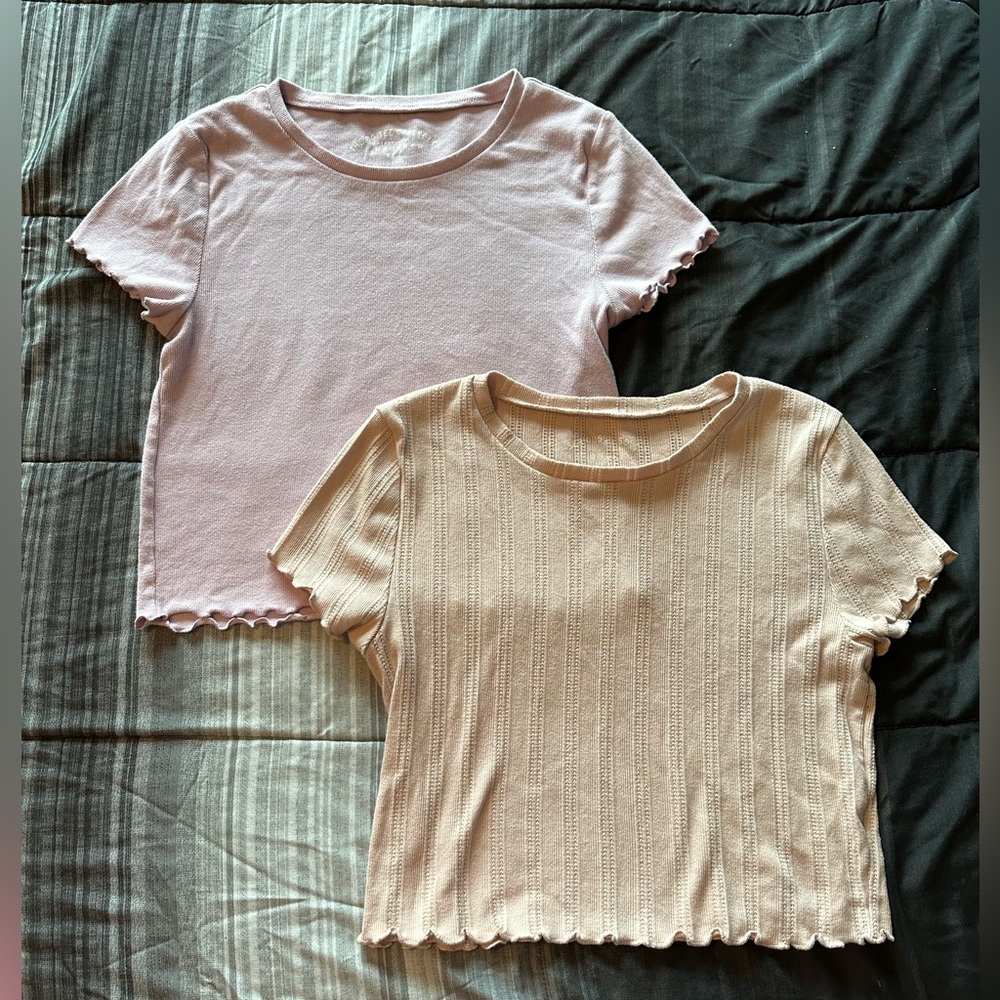 2 Aeropostale Shrunken Tees